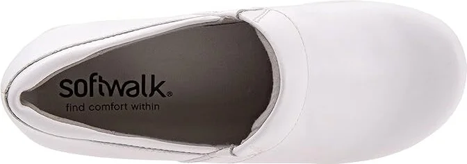 SoftWalk Meredith Sport Women's Slip on Shoes White Box : 7 M (B), Leather - Image 2