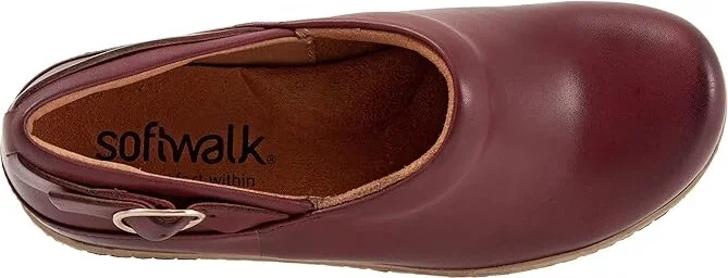 SoftWalk Minna Women's Flat Shoes Dark Cherry : 9.5 M (B), Synthetic - Image 2