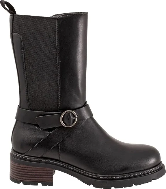 SoftWalk Neenah Women's Boots Black : 6.5 M (B), Leather - Image 7