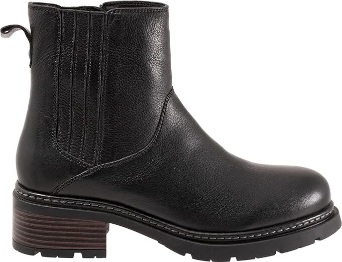 SoftWalk Novato Women's Boots Black : 9.5 M (B), Leather - Image 7