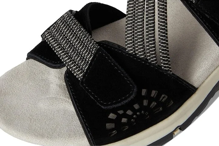 SoftWalk Oahu Women's Sandals Black Suede : 7.5 M (B), Synthetic - Image 7