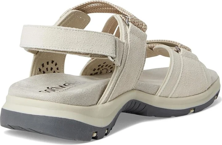 SoftWalk Oahu Women's Sandals Ivory Suede : 6.5 M (B), Synthetic - Image 4