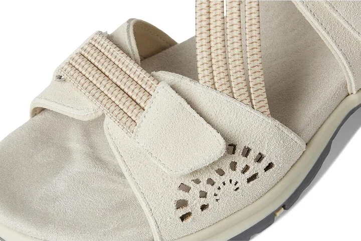 SoftWalk Oahu Women's Sandals Ivory Suede : 6.5 M (B), Synthetic - Image 7