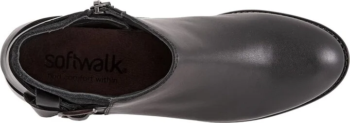 SoftWalk Raleigh Women's Shoes Black : 8 N (AA), Leather/Suede - Image 2