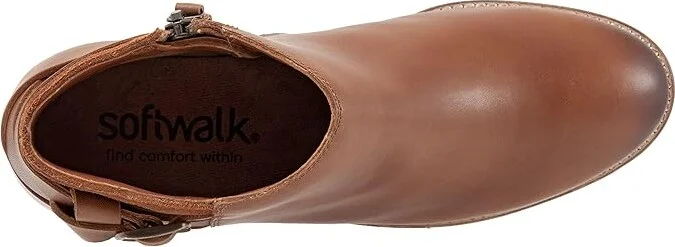 SoftWalk Raleigh Women's Shoes Cognac : 5 M (B), Leather/Suede - Image 2