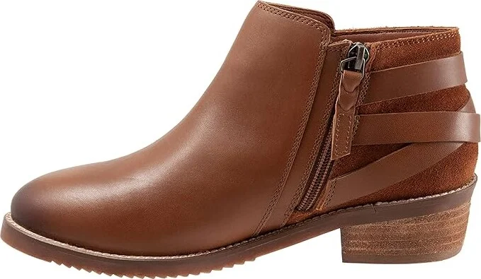 SoftWalk Raleigh Women's Shoes Cognac : 5 M (B), Leather/Suede - Image 6