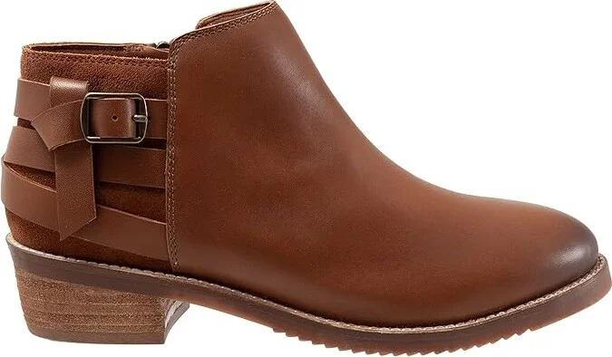 SoftWalk Raleigh Women's Shoes Cognac : 5 M (B), Leather/Suede - Image 7
