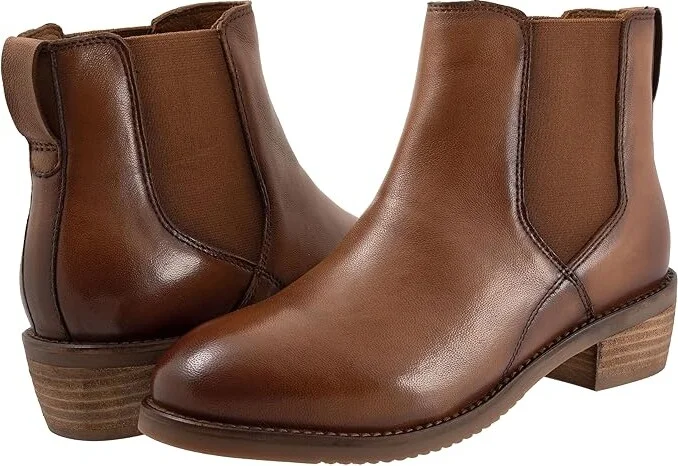 SoftWalk Rana Women's Boots Luggage : 6 N (AA), Leather