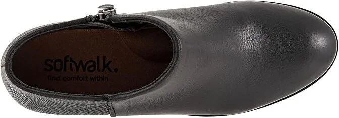 SoftWalk Rocklin Women's Shoes Black/Snake : 6 M (B), Leather - Image 2