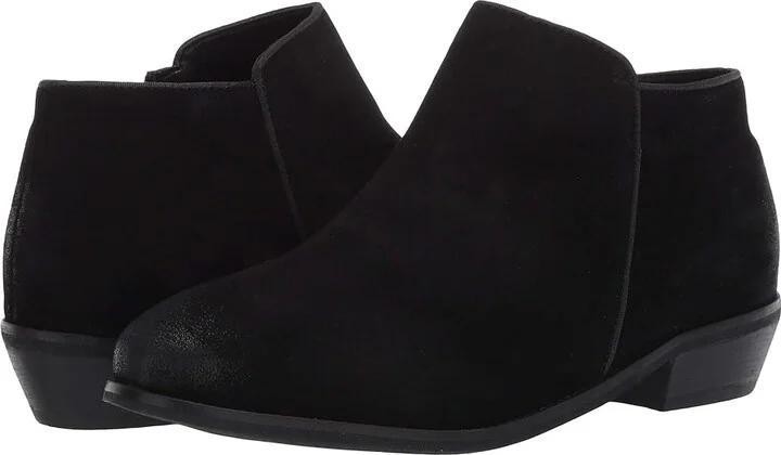 SoftWalk Rocklin Women's Shoes Black Suede : 6 N (AA), Leather/Suede