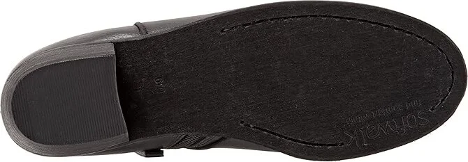 SoftWalk Rocklin Women's Shoes Black Tumbled Leather : 6.5 N (AA), Leather/Suede - Image 4