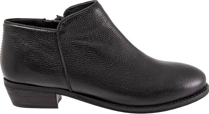 SoftWalk Rocklin Women's Shoes Black Tumbled Leather : 6.5 N (AA), Leather/Suede - Image 8