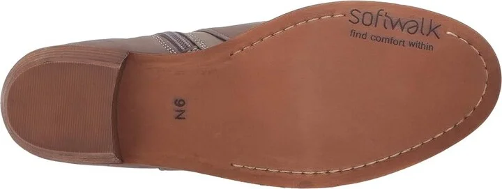 SoftWalk Rocklin Women's Shoes Light Grey : 5 M (B), Leather - Image 4