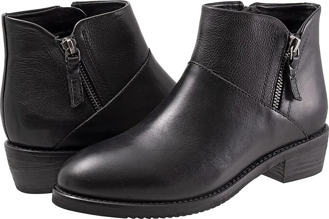 SoftWalk Roselle Women's Boots Black : 6.5 N (AA), Leather