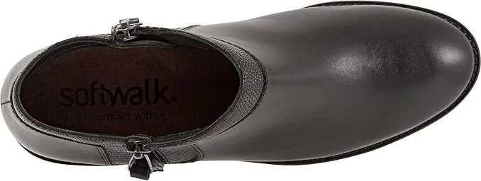 SoftWalk Rubi Women's Shoes Black/Lizard : 6.5 M (B), Leather - Image 2