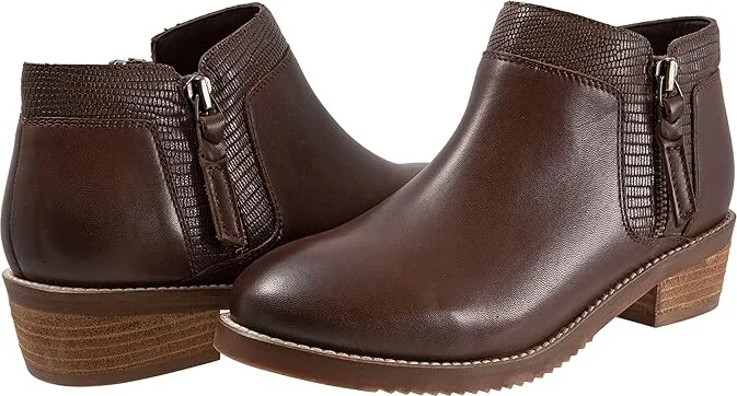 SoftWalk Rubi Women's Shoes Chestnut Lizard : 6.5 M (B), Leather
