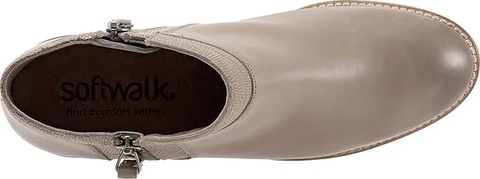 SoftWalk Rubi Women's Shoes Grey Lizard : 6 M (B), Leather - Image 2