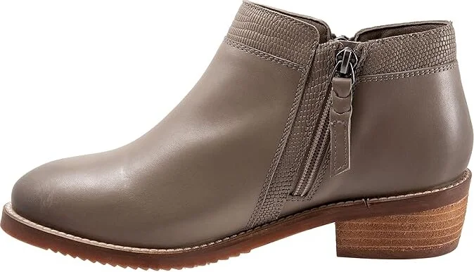 SoftWalk Rubi Women's Shoes Grey Lizard : 6 M (B), Leather - Image 6