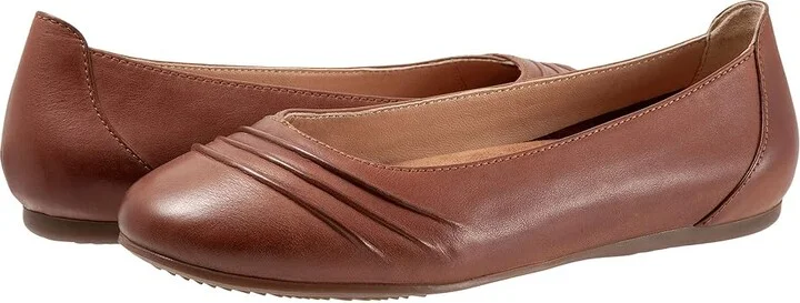 SoftWalk Safi Women's Shoes Cognac : 5.5 M (B), Leather