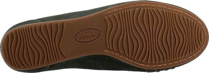 SoftWalk Safi Women's Shoes Dark Green : 12 W (D), Leather - Image 2