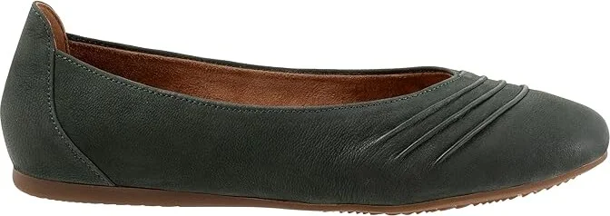 SoftWalk Safi Women's Shoes Dark Green : 12 W (D), Leather - Image 4