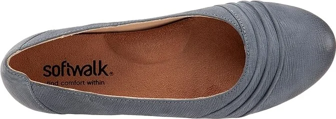 SoftWalk Safi Women's Shoes Denim Nubuck : 7 M (B), Leather - Image 2