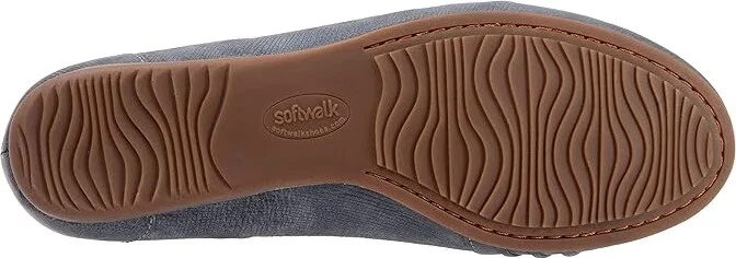 SoftWalk Safi Women's Shoes Denim Nubuck : 7 M (B), Leather - Image 3