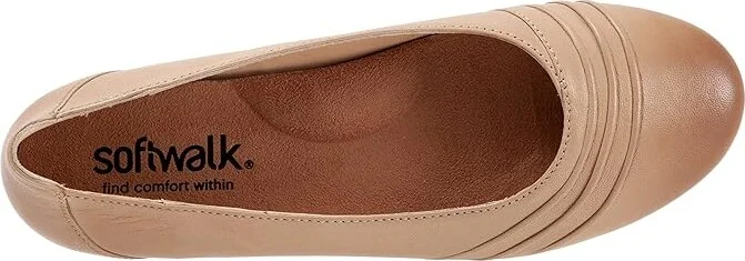 SoftWalk Safi Women's Shoes Mocha : 7.5 M (B), Leather - Image 2