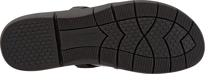 SoftWalk Salina Woven II Women's Flat Shoes Black : 10.5 WW (EE), Leather - Image 3