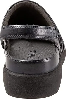 SoftWalk Salina Woven II Women's Flat Shoes Navy : 7.5 M (B), Leather - Image 4