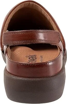 SoftWalk Salina Woven II Women's Flat Shoes Rust : 11 M (B), Leather - Image 4