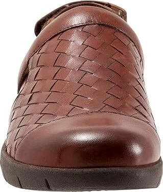 SoftWalk Salina Woven II Women's Flat Shoes Rust : 11 M (B), Leather - Image 5