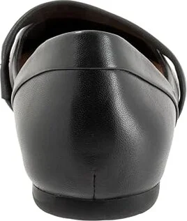 SoftWalk Samara Women's Flat Shoes Black : 9 M (B), Leather - Image 7