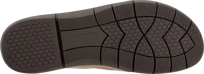 SoftWalk San Marcos II Women's Flat Shoes Cement : 5 M (B), Leather - Image 3
