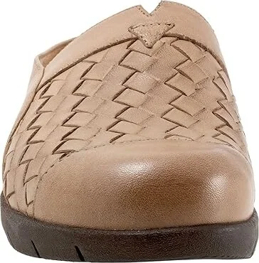 SoftWalk San Marcos II Women's Flat Shoes Cement : 5 M (B), Leather - Image 5