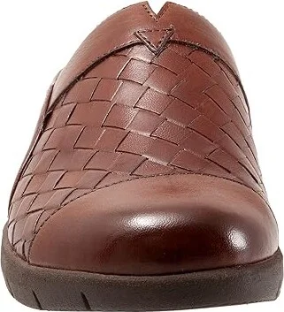 SoftWalk San Marcos II Women's Flat Shoes Rust : 10 N (AA), Leather - Image 5