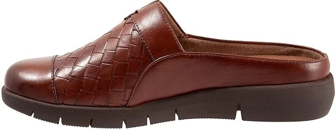 SoftWalk San Marcos II Women's Flat Shoes Rust : 10 N (AA), Leather - Image 6