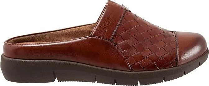 SoftWalk San Marcos II Women's Flat Shoes Rust : 10 N (AA), Leather - Image 7