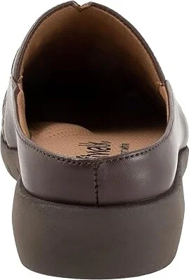 SoftWalk San Marcos Tooling Women's Shoes Brown : 11 WW (EE), Leather/Microfiber/Rubber - Image 4