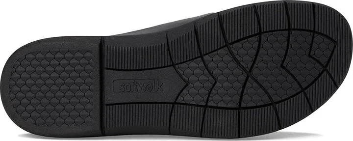 SoftWalk San Marcos Tooling Women's Shoes Navy : 6 W (D), Leather/Microfiber/Rubber - Image 3