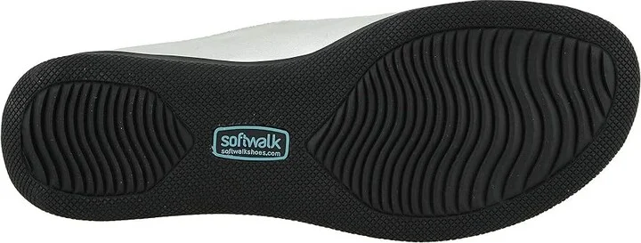 SoftWalk San Marcos Women's Clog Shoes Metallic : 11 N (AA), Cotton/Leather - Image 4