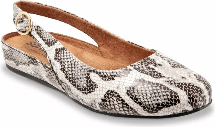 Grey/White Snake Print