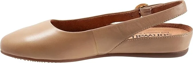 SoftWalk Sandy Women's Shoes Beige : 7 WW (EE), Leather - Image 6
