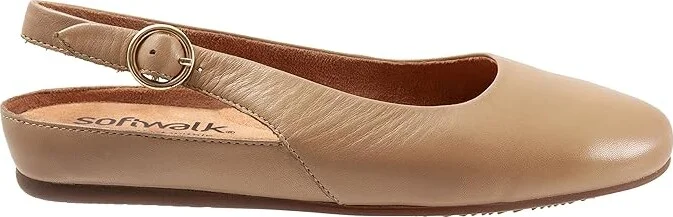 SoftWalk Sandy Women's Shoes Beige : 7 WW (EE), Leather - Image 7
