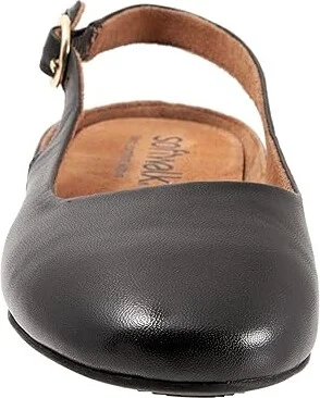 SoftWalk Sandy Women's Shoes Black : 6 WW (EE), Leather - Image 5