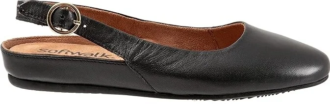 SoftWalk Sandy Women's Shoes Black : 6 WW (EE), Leather - Image 7