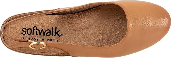 SoftWalk Sandy Women's Shoes Luggage : 10.5 M (B), Leather - Image 2