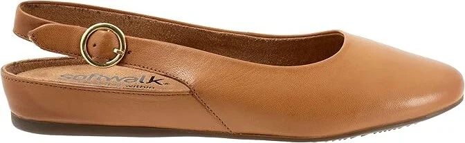 SoftWalk Sandy Women's Shoes Luggage : 10.5 M (B), Leather - Image 7