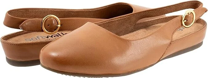 SoftWalk Sandy Women's Shoes Luggage : 10.5 M (B), Leather