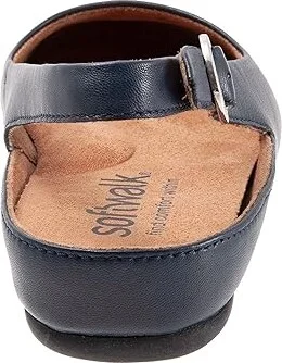 SoftWalk Sandy Women's Shoes Navy : 7 N (AA), Leather - Image 4
